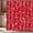 Rouge, variante sur Rideau de Douche de la Saint-Valentin avec 12 Crochets, Rideau de Douche Rouge à Cœur d'Amour Doux pour Décorations de la Saint-Valentin, Tissu Imperméable pour Bain et Douche 72 X 72 Po (Rouge, 72 Pieds''' X 72 Pieds''')