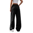 thumbnail image 4 of CHGBMOK Women's Plus Size Wide Leg Pants High Waisted Casual Trousers Loose Fit Casual Pants with Pockets, 4 of 6