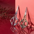 thumbnail image 2 of Dsseng 2Inch Stainless Steel Scissors Silver Sewing Embroidery Scissors Small Precision Detail Scissors Vintage Shears Sharp Cutter for Fabric Paper Cutting Craft Art Work DIY Tool DIY, 2 of 9