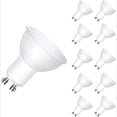 thumbnail image 1 of Led Gu10 De 7 W, 500 Lúmenes, Foco Led Equivalente A Halógeno De 56 W. 10 Bombillas Inevent HA045708-01, 1 of 6