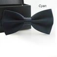thumbnail image 1 of Nœud Papillon Classique Cyan pour Mariage Cravate Cravate Homme Fantaisie Mode Cravate de Smoking, 1 of 4