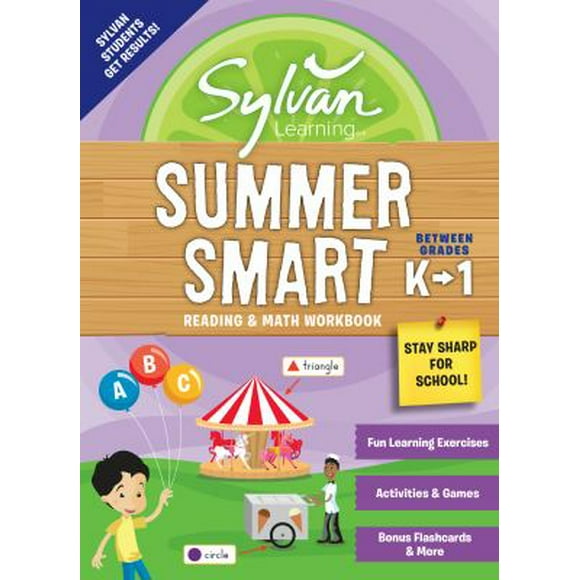 Pre-Owned Sylvan Summer Smart Workbook: Between Grades K & 1 (Paperback) 0525569170 9780525569176