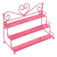 thumbnail image 1 of 1 Pcs Nail Polish Organizer Holder Rack,3 Layer Heart Shape Nail Polish Shelf,Metal Display Stand Rack,Nail Polish Organizer Shelf,Nail Polish Shelves,Display Stand Holder Rack Organizer,Hot Pink, 1 of 7