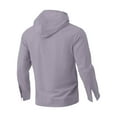 thumbnail image 3 of ZUKMRJPC Men's Linen Hooded Sweatshirt Lightweight Breathable Long Sleeve Drawstring Pullover Tops Solid Color Loose Fit Tops with Pocket, 3 of 6