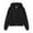 Black, variant on Zip Up Hoodies for Women Casual Fashion Spring Jackets Solid Color Long Sleeve Crewneck Fall Y2K Basic Sweatshirts