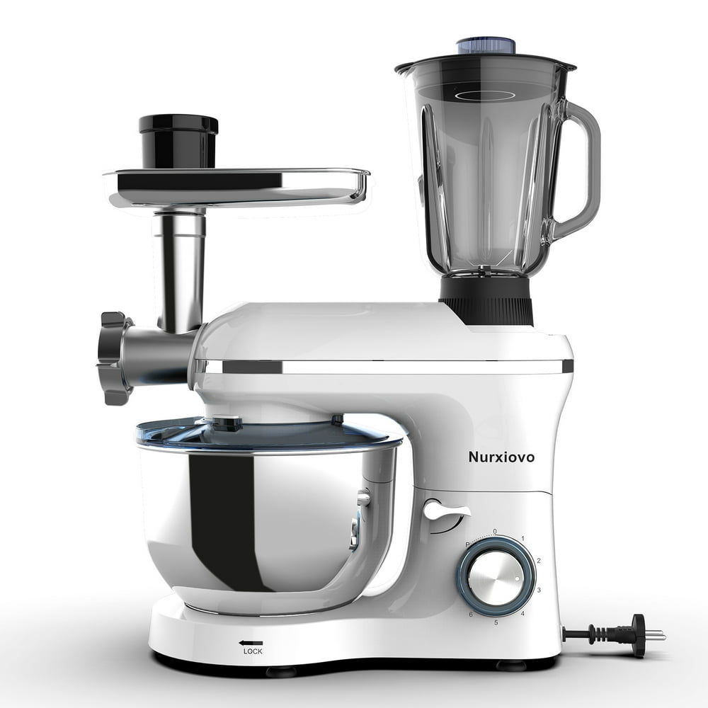 Nurxiovo Pro 3 in 1 Stand Mixer, 850W Kitchen Food Mixer with 6 Speed