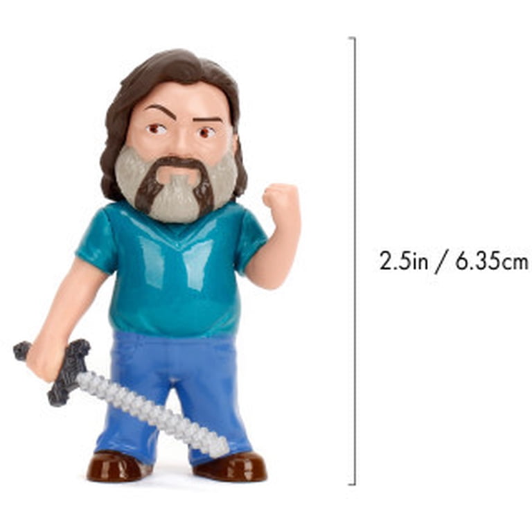 Minecraft Movie Metalfig 4-Pack Figures Steve, Wolf, Creeper