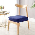 thumbnail image 2 of Stretch Dining Chair Seat Covers for Dining Room Removable Anti-Dust Chair Seat Protector Slipcovers, 2 of 5