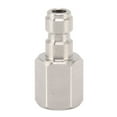 thumbnail image 2 of Female Thread Fitting, 304 Stainless Steel Easy To Connect NPT 1/8 Inch Female Straight Coupling Adapter  For CO2 Inflatable Attachment, 2 of 8