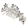 thumbnail image 5 of New Crystal Rhinestone Wedding Flower Pearls Hair Clip Hair Comb for Women Bride, 5 of 5
