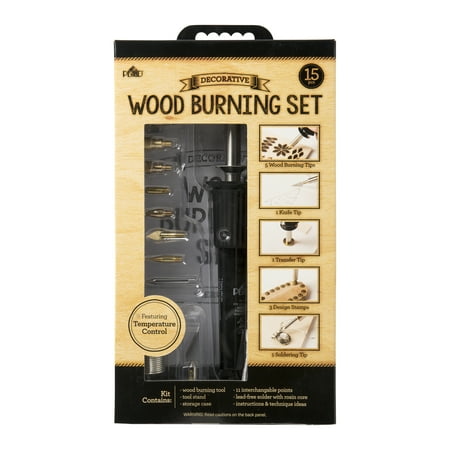 Plaid Wood Burning Tool, 15 Piece (Best Wood Burning Kit)