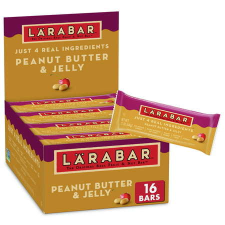 Larabar Peanut Butter and Jelly Gluten Free Vegan Fruit & Nut Bars 16 Ct