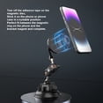 thumbnail image 6 of NFTIGB Magnetic Phone Holder 360 Degree Rotation Aluminum Alloy Car Dash Mount Cell Phone Support Bracket Universal Windshield Cellphone Cradle For Motion Cameras, 6 of 9