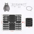 thumbnail image 4 of BoxLegend T shirt Folding Board, Clothes Folder Laundry Organizer, Easy and Fast to Fold Clothes, V1 Black, 4 of 7