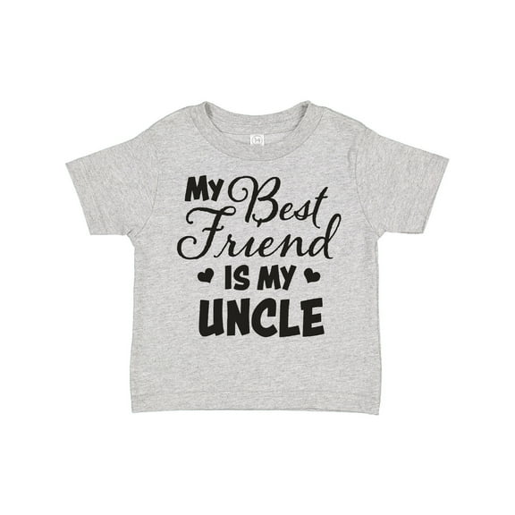 Inktastic My Best Friend is My Uncle with Hearts Boys or Girls Toddler T-Shirt