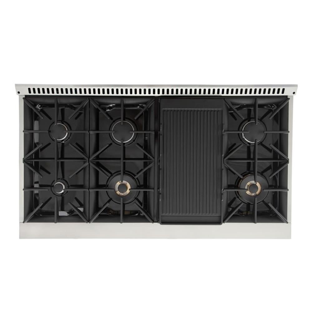 Pemberly Row 48" 6.7 cu. ft. Dual Fuel Range for Propane Gas in Black