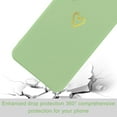 thumbnail image 6 of for Samsung Galaxy S24 Case Cute Heart Pattern Soft Shockproof Protective Silicone Phone Case for Women Girls, Lime Green, 6 of 14