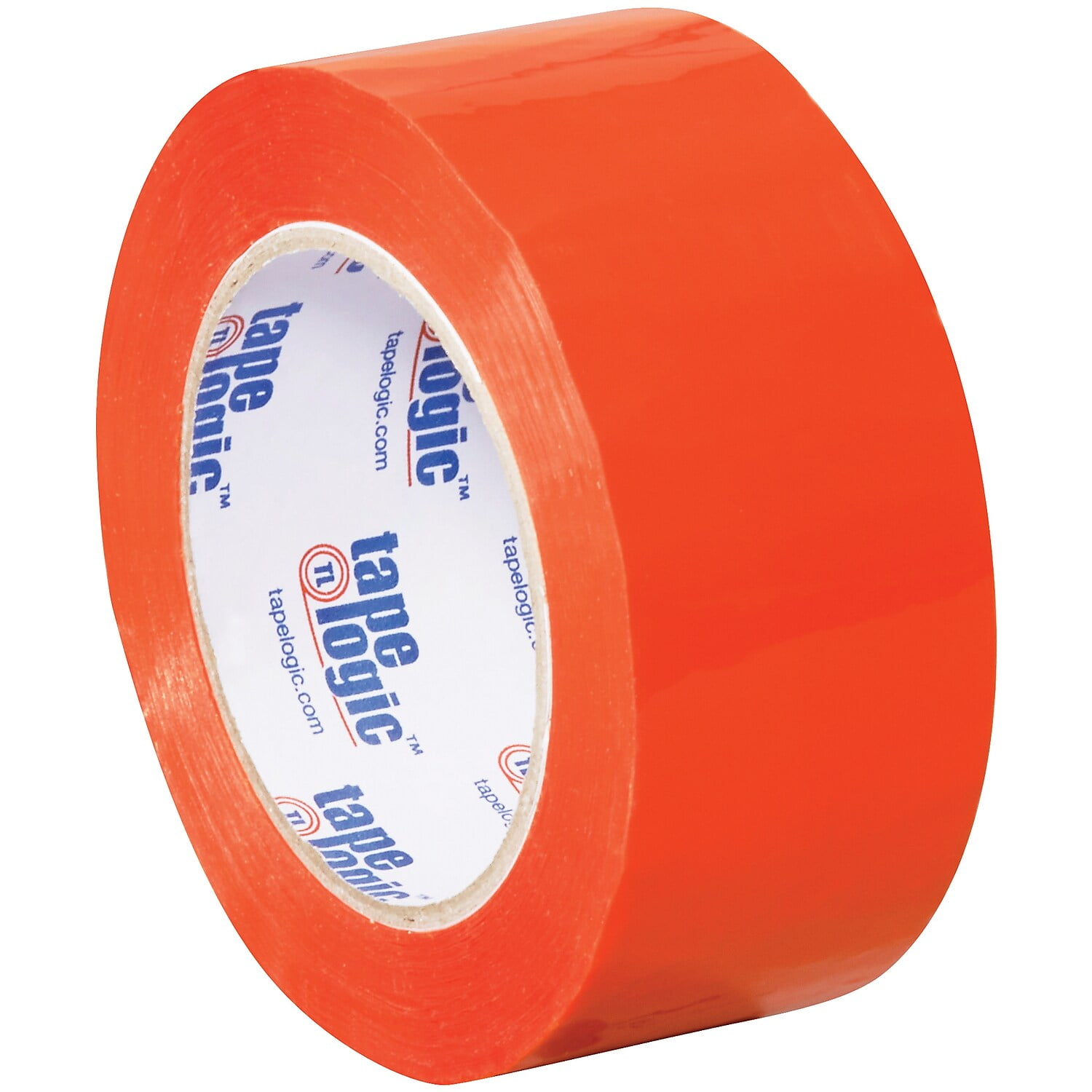 Tape Logic® Carton-Sealing Tape, 3" Core, 2" x 110 Yd, Orange, Pack Of 6