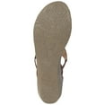 thumbnail image 6 of Journee Womens Trayle Wedge Back Heel Zip Sandals, Widths Available, 6 of 10