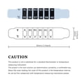 thumbnail image 2 of 15s' Quick Read Forehead Thermometer Strips 2PCs,Great For Checking Fever Temp Of Infants, Babies, Toddlers, Kids And Adult Celsius & Fahrenheit, Reusable, Home & Travel, Reusable Travel Thermometers, 2 of 4