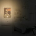 thumbnail image 2 of Yayeee 2-Pack Plug in LED Night Lights with Light Sensors Motion Detectors, Black Skeleton, 2 of 7