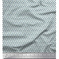 thumbnail image 1 of Soimoi Polyester Crepe Fabric Leaves & Floral Small Fabric Prints by Yard 52 Inch Wide, 1 of 3