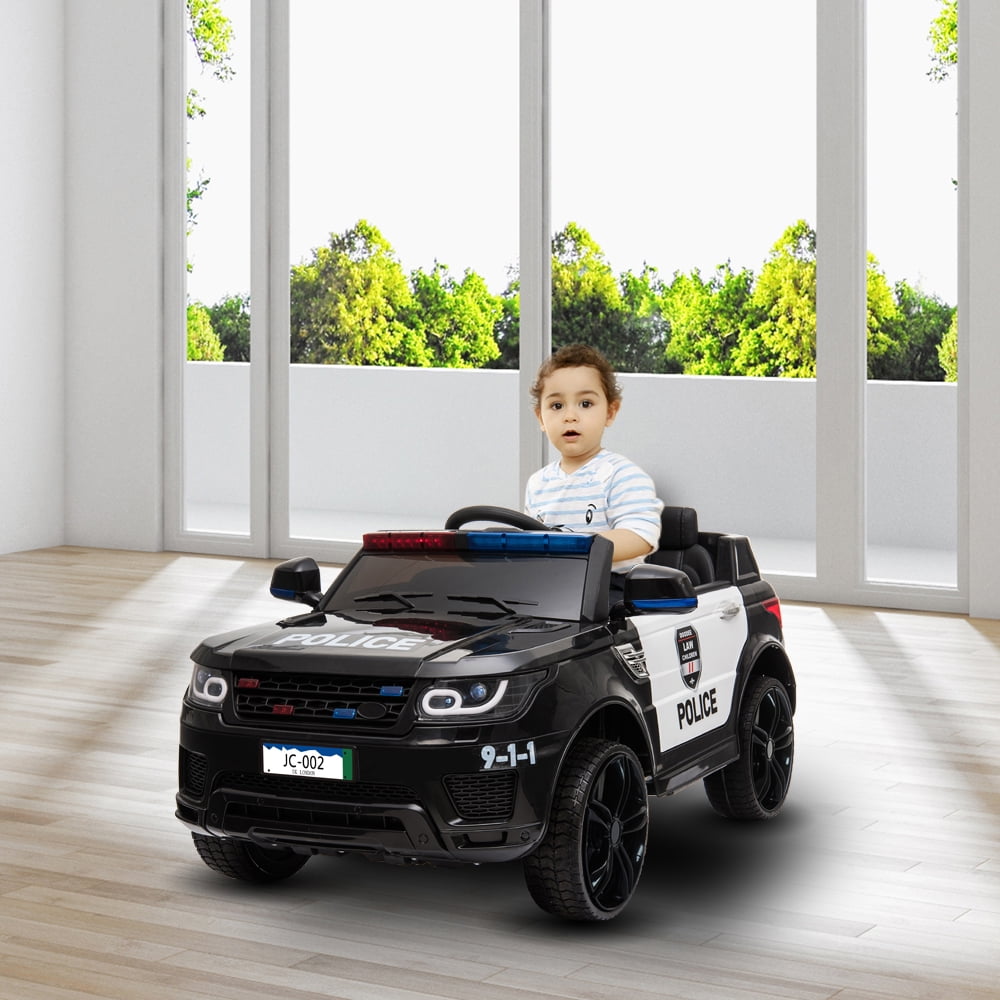 Black for sale online Leadzm JC002 Kids Police Ride On Car 