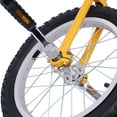thumbnail image 6 of Miamancy 16" Unicycle Yellow Black Adjustable Seat Sports, 6 of 15
