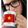thumbnail image 2 of 3drose, Flag of Vietnam, 15oz Two-tone Green Mug, 2 of 6