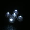 thumbnail image 3 of 100pcs LED Multicolor Mini Bola Redonda Globo de luz Tiempo de Espera Largo para la decoración de la Boda del Globo de la Linterna de Papel(Blanco) EOTVIA No, 3 of 5