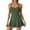 Army Green#2, variant on MGCWSH Women Tummy Control Padded One Piece Swim Dress Ruched Swimsuits Skirt Bathing Suits Army Green L