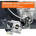 thumbnail image 5 of BR430 Carburetor for Stihl BR350 BR350Z BR450 SR430 SR450 Backpack Blower Parts Zama C1Q-S210B 4244 120-0603 4244-120-0606 Carb Kit with Air  Tune Up Kit, 5 of 8