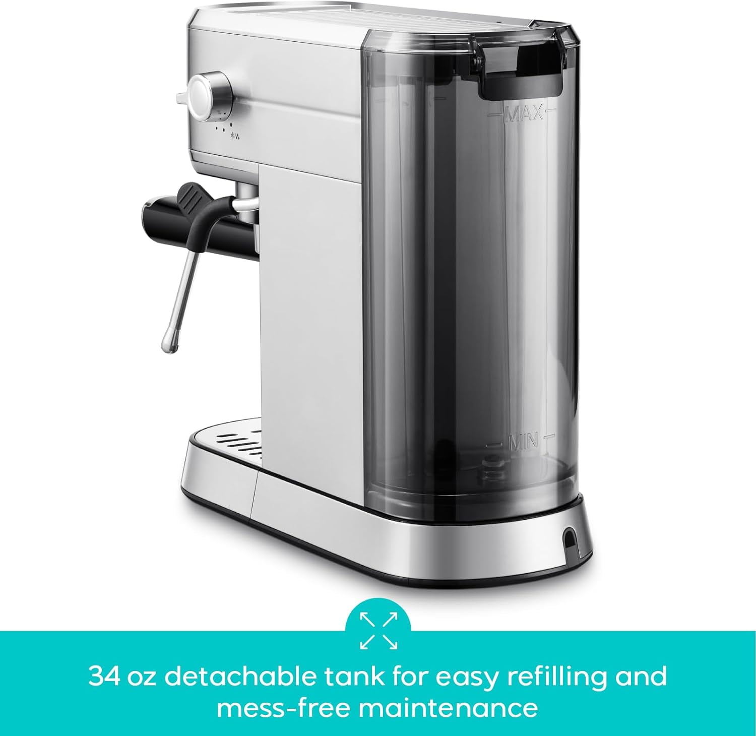 Casabrews 20 Bar Automatic Cappuccino Espresso Machine with Milk