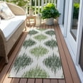 thumbnail image 6 of Addison Rugs Chantille Indoor/Outdoor Transitional Ikat Fern Washable Runner Rug, 2'3" x 7'6", 6 of 6