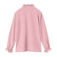 thumbnail image 4 of Zshosam Tshirt for Girls Girls Long Sleeve Shirts Basic Shirts Fall Cute Shirt Trendy Kids Crew Neck Tee Shirts Girls Tops Girls Clothes Size 7T 8T,(Pink 7-8 Years), 4 of 8