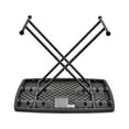 thumbnail image 3 of Iceberg IndestrucTable TOO Personal Folding Table Rectangle Top - X-shaped Base - 30" Table Top Length x 20" Table Top Width - 28" Height - Charcoal, 3 of 4