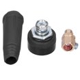 thumbnail image 1 of 2 paquetes de conector de cable de soldadura de enchufe de acoplamiento rápido Herramientas eléctricas de hardware DJK 10‑25 Negro, 1 of 9