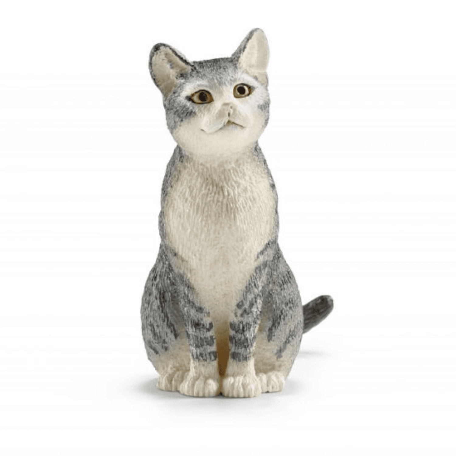 Schleich Farm World Cat, Sitting Toy Figurine