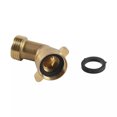 TUMALL 2x 45 Degree Garden Hose Elbow Connector for Gardening RV Water