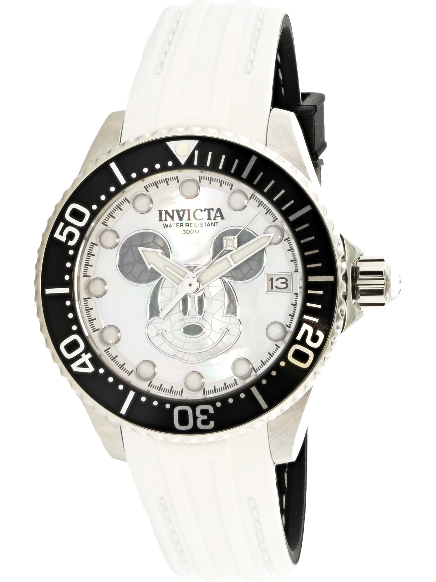 22753 Women's 'Disney Limited Edition' SS and Silicone Automatic Watch