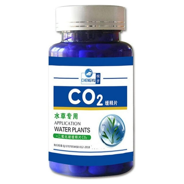 keepw 30pcs/60pcs Practical Water Aquarium Plants CO2 Pill Effect Safe Landscaping Effervescent Pill with Plastic Box 60 Pieces