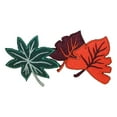 thumbnail image 1 of ID 1448 Fall Leaves Patch Autumn Tree Leaf Craft Embroidered Iron On Applique, 1 of 1