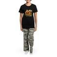 thumbnail image 4 of CafePress - Thanksgiving Copy Women's Dark Pajamas - Women's Short Sleeve Print T-Shirt and Pants Dark Cotton Pajama Set, 4 of 7