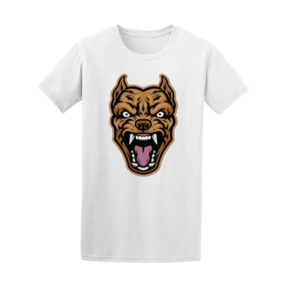 Aggressive Pit Bull Dog Tee Men's -Image by Shutterstock