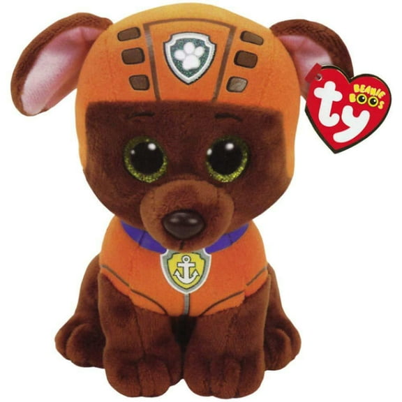 Ty Beanie Boos - Paw Patrol Zuma the Labrador 6" Plush (BONUS 1 RANDOM TY ERASER & 1 FUN CHOPS)