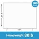 thumbnail image 2 of Cartulina blanca Ohuhu, 100 hojas de 216 g/m², 8,5 x 11, para manualidades, 2 of 8