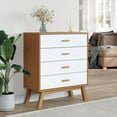 thumbnail image 3 of vidaXL Drawer Cabinet OLDEN Brown Solid Wood Pine, 3 of 27
