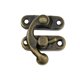 thumbnail image 1 of Eigraketly Candado antiguo Cerradura de gancho de hierro Cerradura de seguridad Oculto Capturas Decoración Joyero Muebles Accesorios de hardware Herramientas y ferretería Gancho izquierdo de bronce, 1 of 6