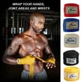thumbnail image 3 of Boxing Bandages Cotton Kick Hand Wraps Sweat-absorbing Wrap Cotton Gym Sports Training Bandages, 5m, Yellow, 3 of 7