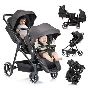 Funyard -Twins - multifunctional single and double lightweight travel baby stroller
